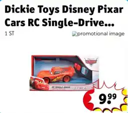 Kruidvat Dickie Toys Disney Pixar Cars Rc Single-Drive aanbieding
