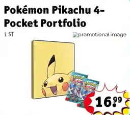 Kruidvat pokemon pikachu 4-pocket portfolio aanbieding