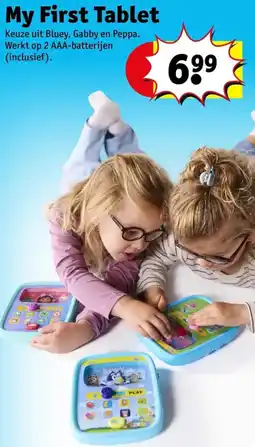 Kruidvat My First Tablet aanbieding