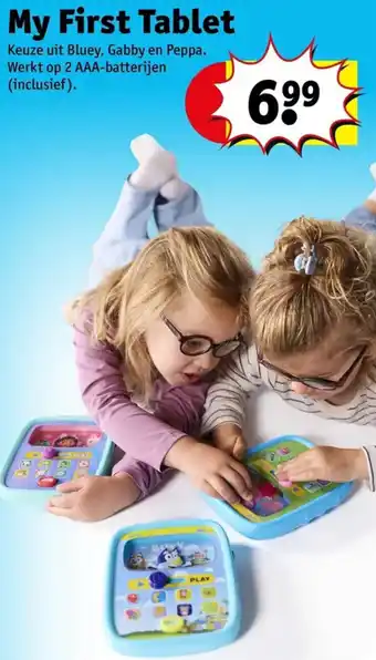 Kruidvat My First Tablet aanbieding
