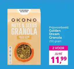 Holland & Barrett Okono nuts & seeds granola aanbieding