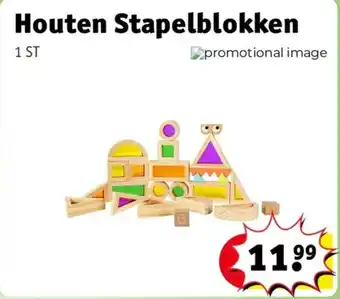 Kruidvat Houten Stapelblokken aanbieding