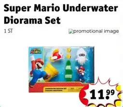 Kruidvat Super Mario Underwater Diorama Set aanbieding
