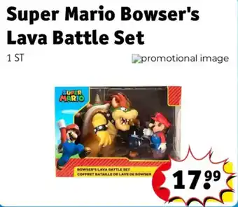 Kruidvat super mario bowser's lava battle set aanbieding