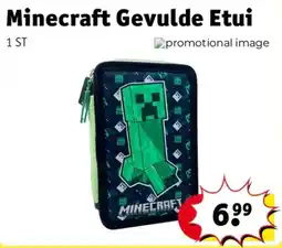 Kruidvat Minecraft gevulde etui aanbieding