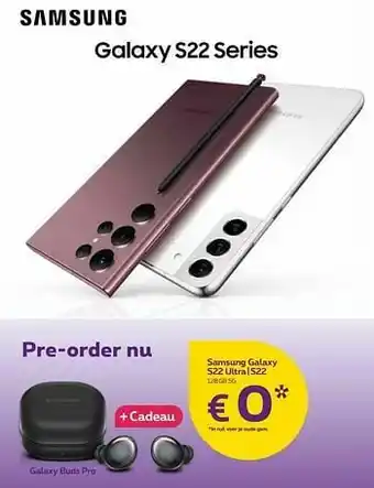 Proximus Samsung galaxy s22 ultra|s22 aanbieding