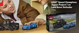 Kruidvat Lego Speed Champions Jaguar Project 7 en Land Rover Defender aanbieding