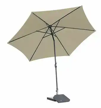 Dreamland Aluminium parasol diameter 3,5 m zand aanbieding