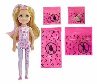 Dreamland Barbie mannequinpop Color Reveal Chelsea - Confetti aanbieding