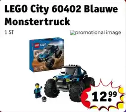 Kruidvat lego city blauwe monstertruck aanbieding