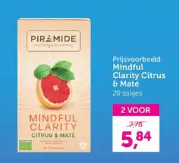 Holland & Barrett Mindful clarity citrus & maté aanbieding
