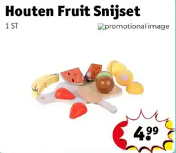 Kruidvat Houten Fruit Snijset aanbieding
