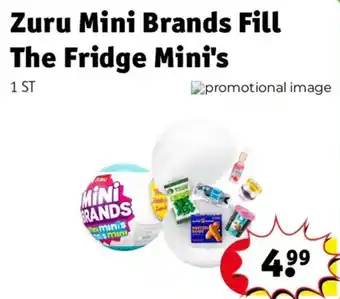 Kruidvat Zuru Mini Brands Fill The Fridge Mini's aanbieding