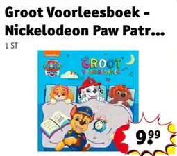 Kruidvat Groot voorleesboek - nickelodeon paw patrol aanbieding