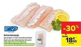 Carrefour Schelvishaasje aanbieding