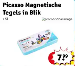 Kruidvat Picasso magnetische tegels in blik aanbieding