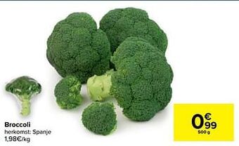 Carrefour Broccoli aanbieding