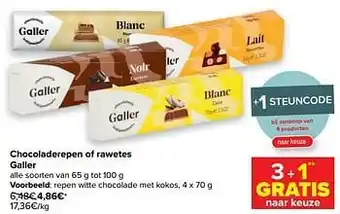 Repen witte chocolade met kokos