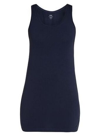 HEMA Dames Singlet - Biologisch Katoen Donkerblauw (donkerblauw)