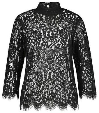 HEMA HEMA Dames Top Kant Zwart (zwart) aanbieding