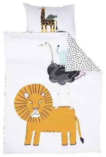 HEMA Peuterdekbedovertrek - Zacht Katoen - 120 X 150 - Dieren