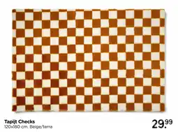 Xenos Tapijt Checks aanbieding