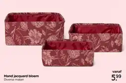 Xenos Mand jacquard bloem aanbieding
