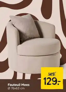 Xenos Fauteuil Mees aanbieding