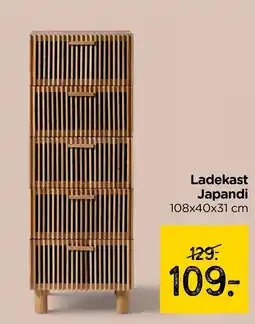 Xenos Ladekast Japandi aanbieding