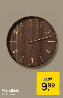 Xenos Wandklok aanbieding