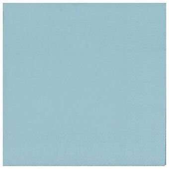 HEMA HEMA Servetten - 24 X 24 - Papier - Blauw - 20 Stuks aanbieding