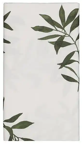 HEMA HEMA Tafelkleed Papier 138x220 Bladeren aanbieding
