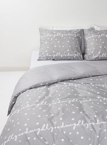 HEMA HEMA Dekbedovertrek - Zacht Katoen - Grijs (grijs) aanbieding
