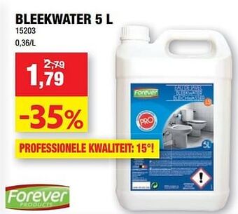 Hubo Bleekwater aanbieding
