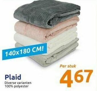 Action Plaid aanbieding