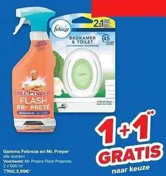 Carrefour Mr. propre flash propreté aanbieding