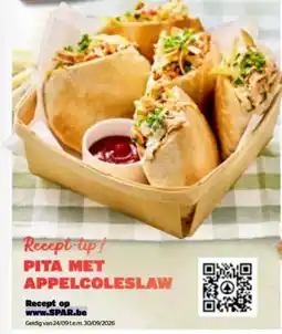 Spar Pita met appelcoleslaw aanbieding