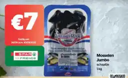 Spar Mosselen Jumbo aanbieding