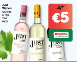 Spar Just Wijnen aanbieding