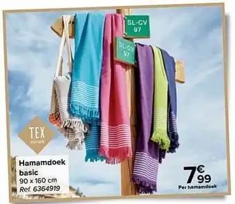 Carrefour Hamamdoek basic aanbieding