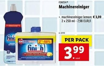 Lidl Machinereiniger lemon aanbieding