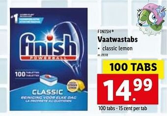 Lidl Vaatwastabs aanbieding