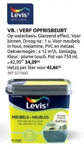 Brico Verf opfrisbeurt aanbieding