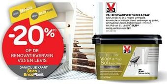 Brico Renovatieverf vloer + trap aanbieding