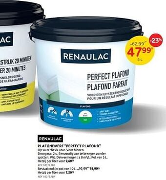 Brico Plafondverf perfect plafond aanbieding