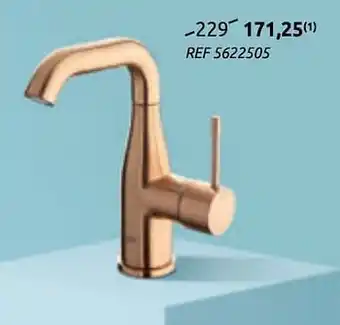 Brico Grohe wastafelkraan essence m-size warm sunset koper geborsteld aanbieding