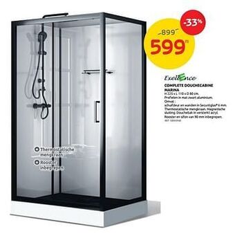 Brico Complete douchecabine marina aanbieding