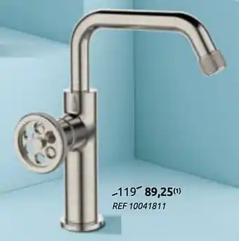 Brico Essebagno wastafelkraan indus laag rvs aanbieding