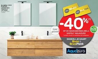 Brico Badkamermeubel napoli aanbieding