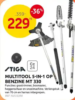 Brico Multitool 5-in-1 op benzine mt 330 aanbieding